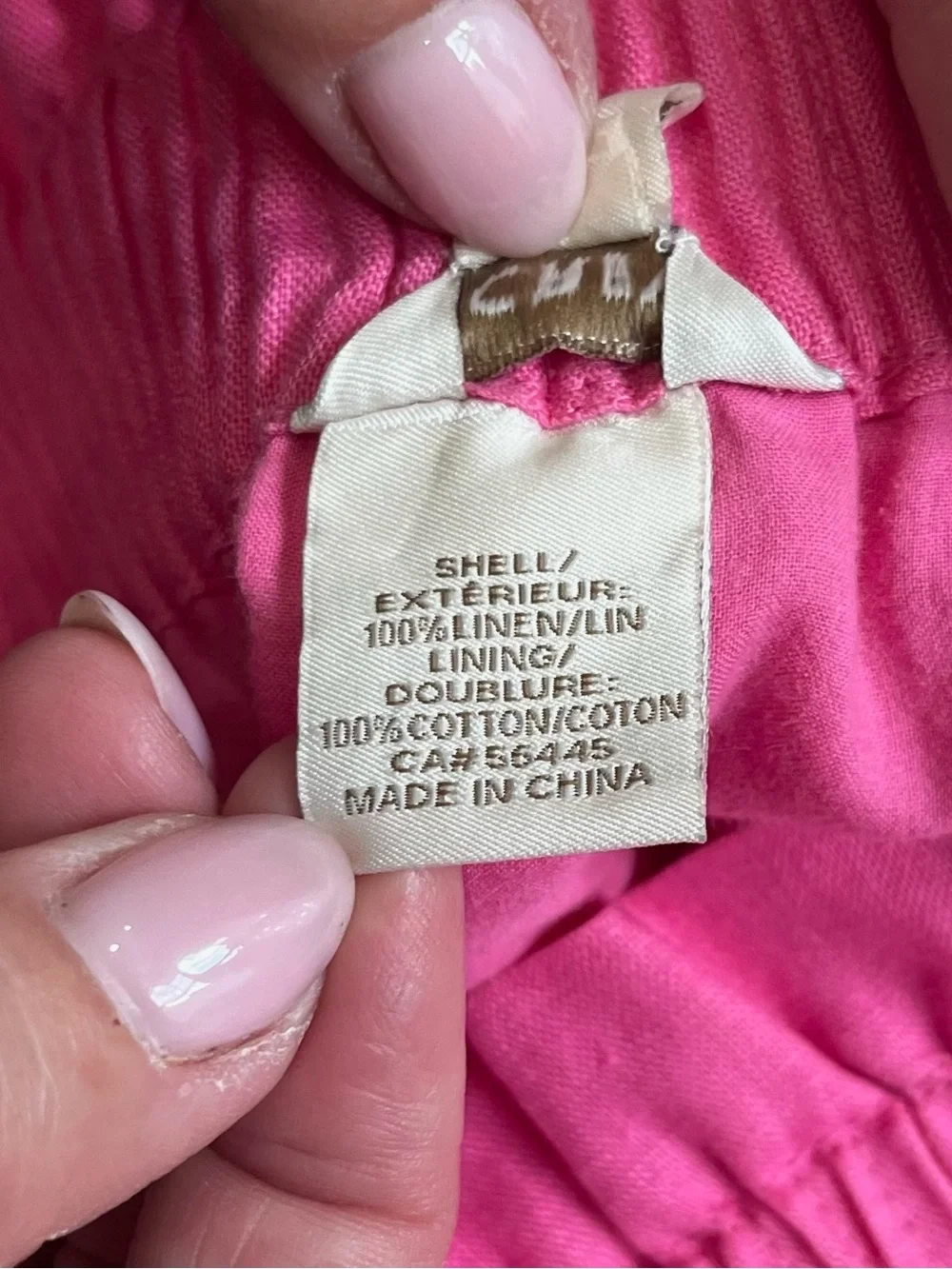 J.Crew Pink 100% Linen Paperbag Waist Mini Skirt Size 4